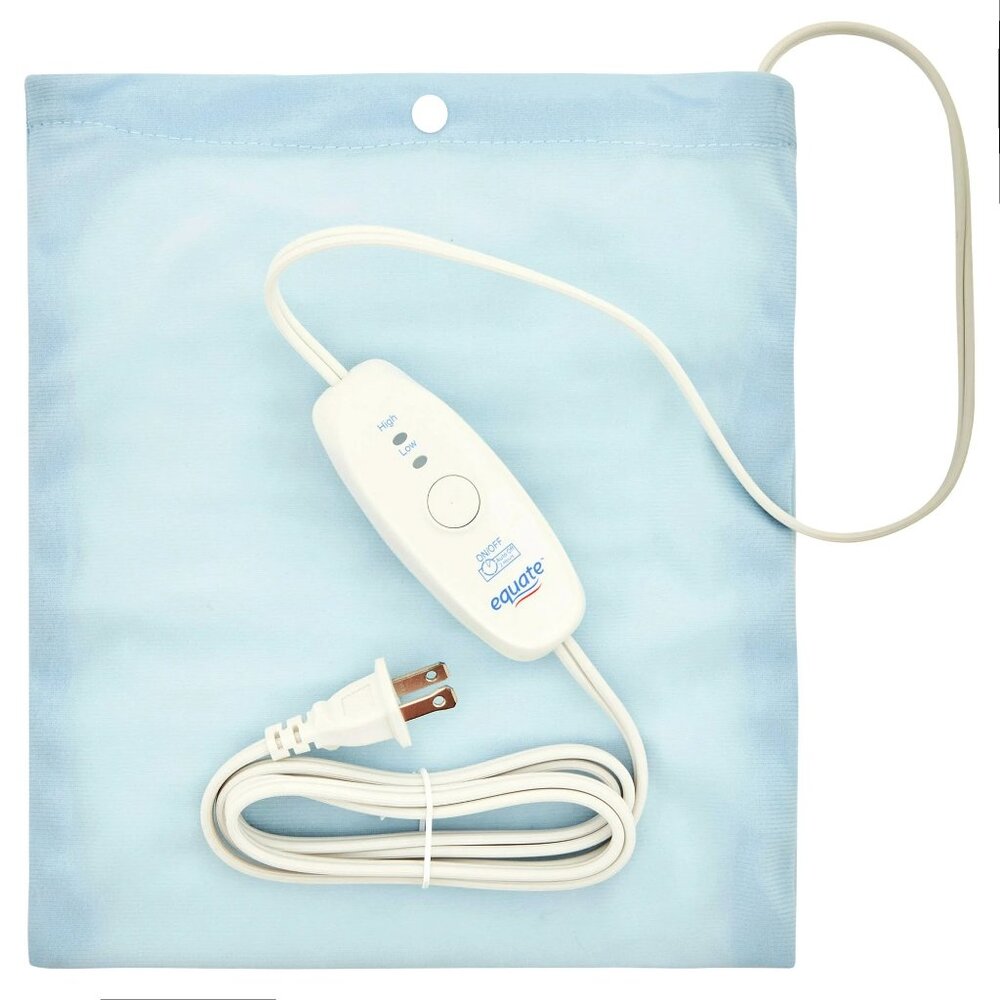 Dry/moist heating pad with auto shut-off